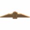 Ekena Millwork Eugene Smooth Timber Gable Bracket, Western Red Cedar, 36"W x 9"H x 1 1/2"D x 5 1/2"F, 6/12 Pitch GBW036X09X0206EUG00SWR - alternate 5